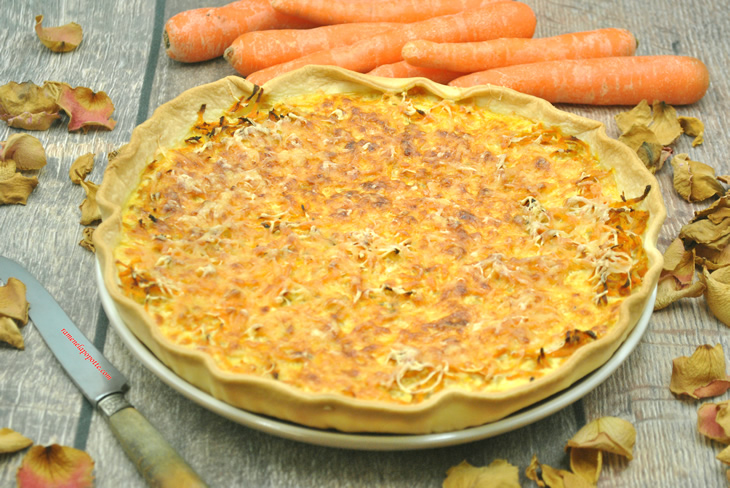 Quiche carotte oignon