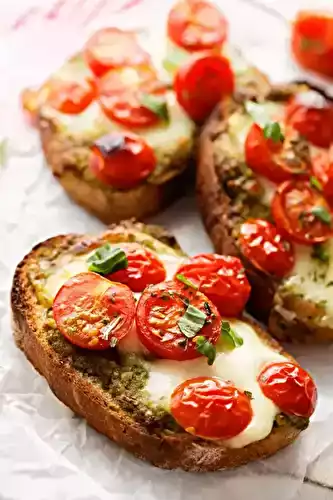 Bruschetta à la mozzarella