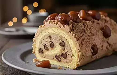 Bûche de Noël aux marrons