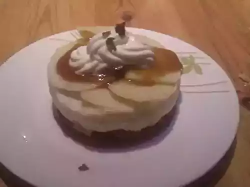 Entremet mousse de pomme