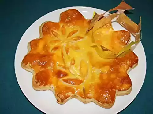 Galette des rois aux pommes en compote