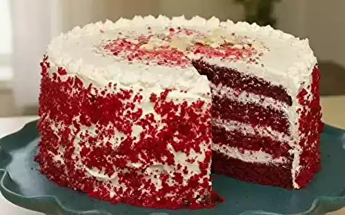 Gâteau rouge velours