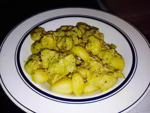 Gnocchis à la fondue de poireaux