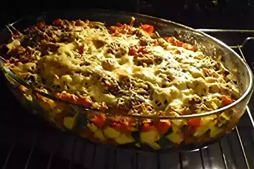 Gratin de quinoa et ratatouille