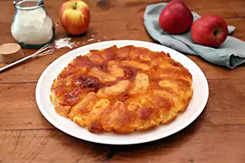 Moelleux aux pommes caramélisées