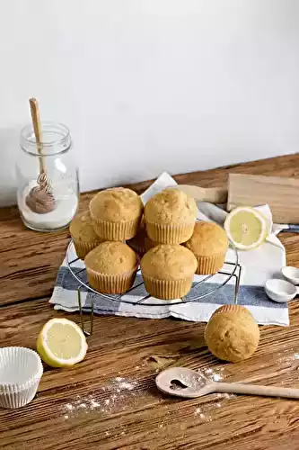 Muffins citron coeur chocolat