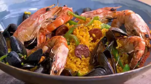 Paëlla à la plancha par Laurent Mariotte