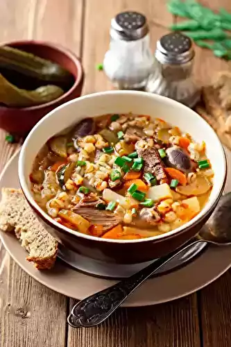 Potage à l'orge et à la viande des grisons au cookeo