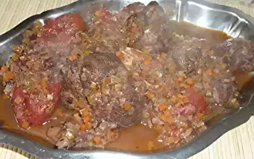 Ragoût de bœuf à litalienne et ses petits gnocchis parfumés aux cèpes