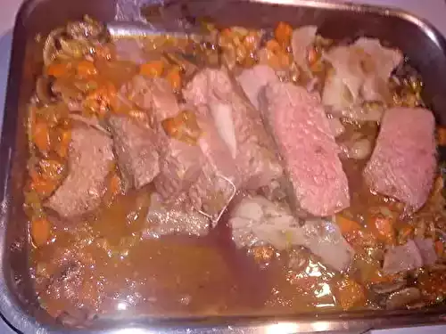 Rôti de boeuf au Madère