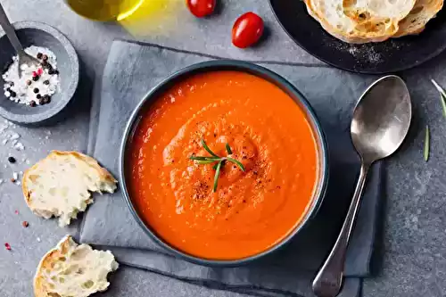 Soupe aux 7 légumes au Cooking Chef