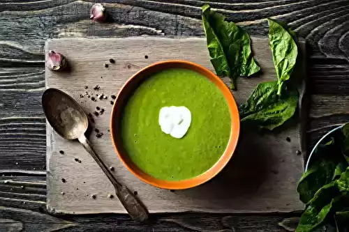 Soupe aux épinards au Companion