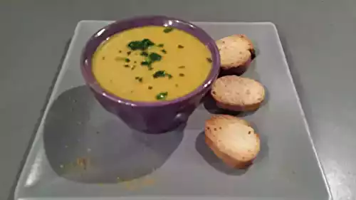 Soupe de carottes parfumée : coco, curry, gingembre
