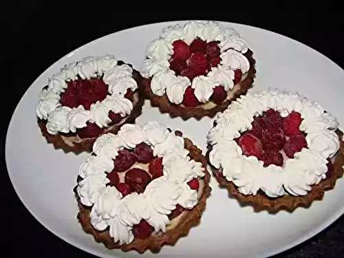 Tarte aux framboises suprême
