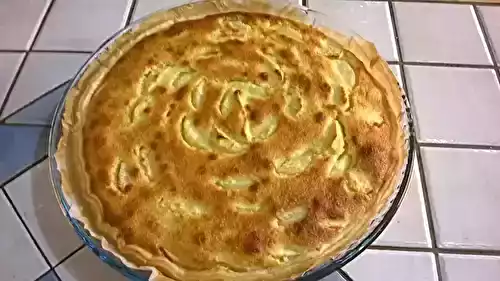 Tarte aux fruits et à la noix de coco