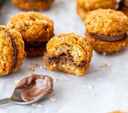 Biscuits à l'avoine fourrés au chocolat - délicieux gâteau pour votre goûter