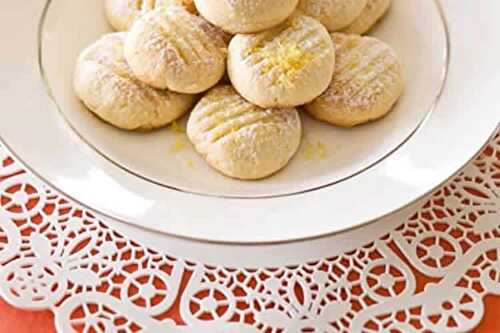 Biscuits tendres au citron au thermomix - recette thermomix facile.