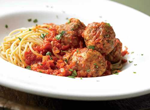 Boulettes à la sauce tomate au cookeo - pour votre repas principal