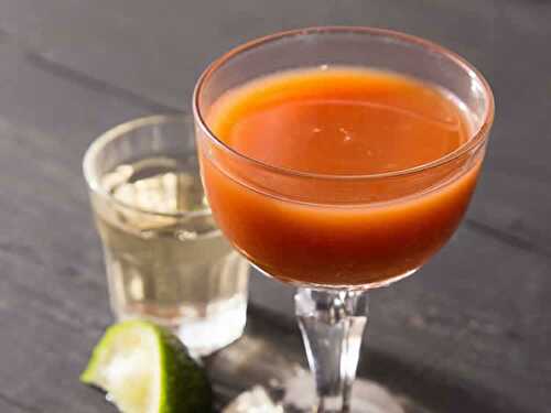 Cocktail au jus de tomate et vodka au thermomix - pour vos soirées.