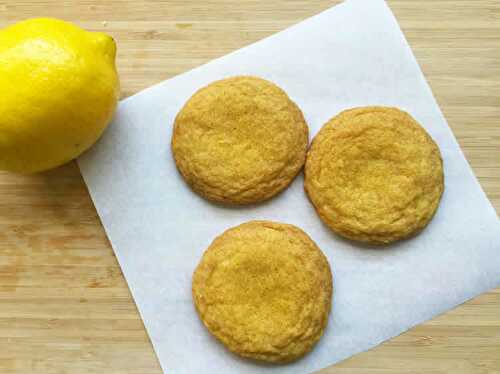 Cookies au citron au thermomix - la recette facile du biscuit.