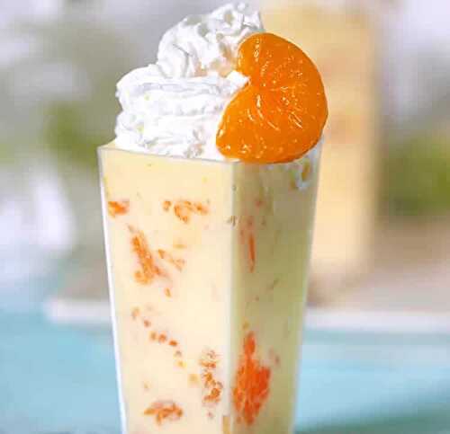 Dessert crème à la mandarine au thermomix - le dessert d'automne.