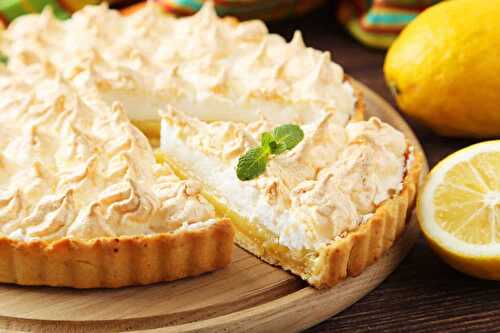 La tarte au citron meringuée facile - pour votre dessert ou goûter.