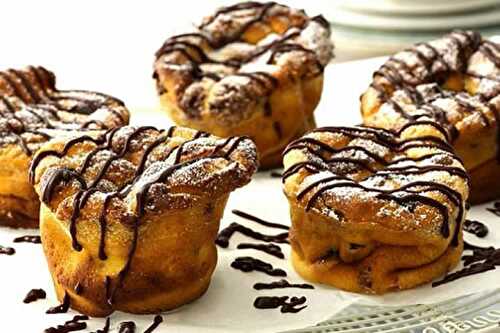 Muffins au fromage et au chocolat - un délice moelleux pour votre dessert