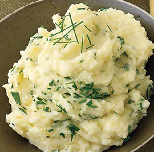 Purée de pommes de terre aux herbes - pour accompagner votre plat