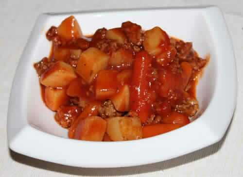 Ragout de veau aux pommes de terre cookeo - un plat délicieux.avec cookeo.