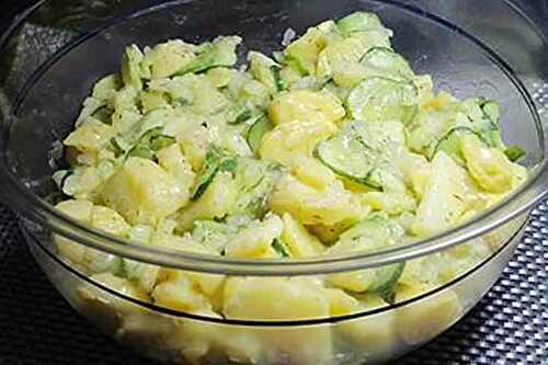 Salade pomme de terre au thermomix - entrée facile avec thermomix.