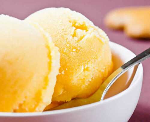 Sorbet mangue thermomix - une glace pour votre dessert.