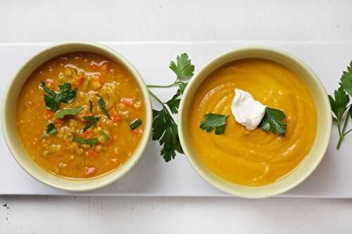 Soupe aux lentilles et carottes au cookeo - pour vous réchauffer ce soir