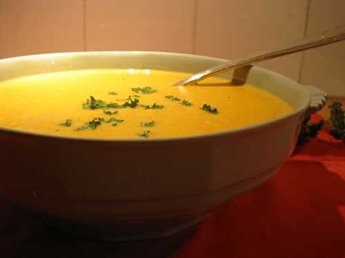 Soupe des 7 legumes avec thermomix - recette facile