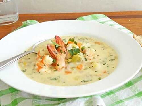 Soupe fruit de mer cookeo - une soupe cookeo très délicieuse.