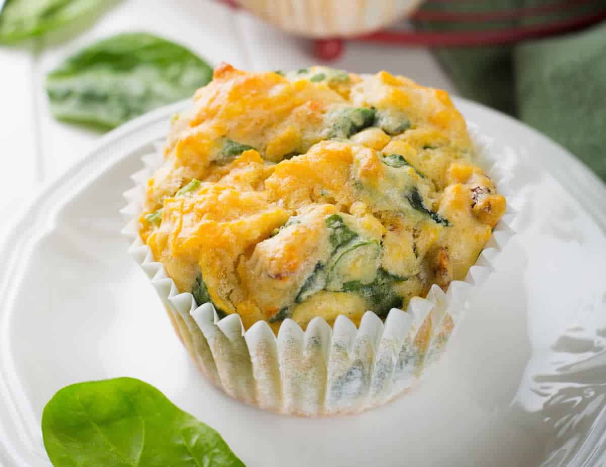 Muffins aux épinards et au fromage : option saine pour satisfaire la faim