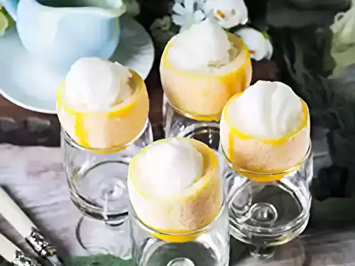 Comment Préparer un Sorbet au Citron Sans Sorbetière en 10 Minutes