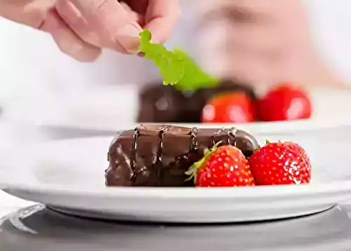 Brownies au chocolat avec glaçage