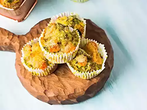 Comment faire les muffins sains à la carotte et au brocoli