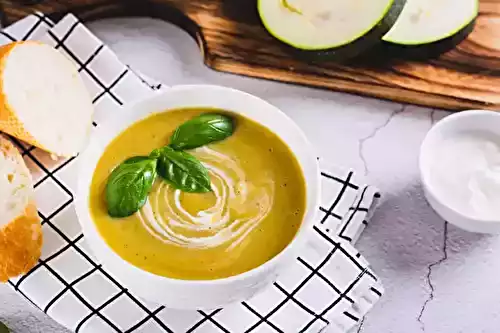 Comment faire une soupe crémeuse aux courgettes