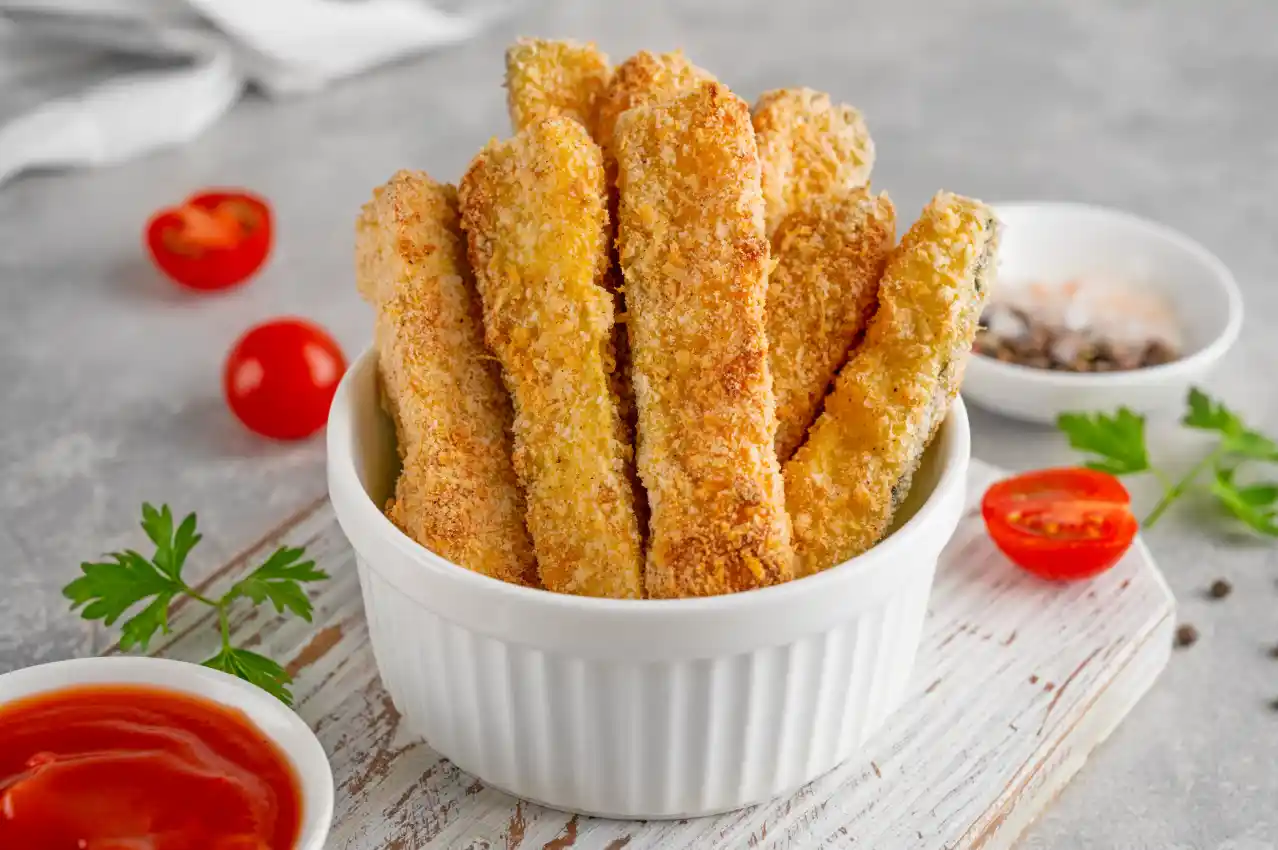 Croustillez de plaisir avec les bâtonnets de courgettes