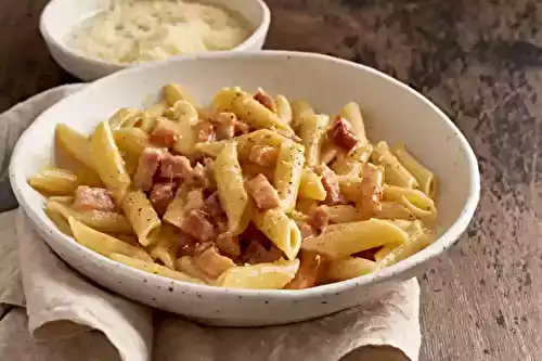 Penne à la pancetta