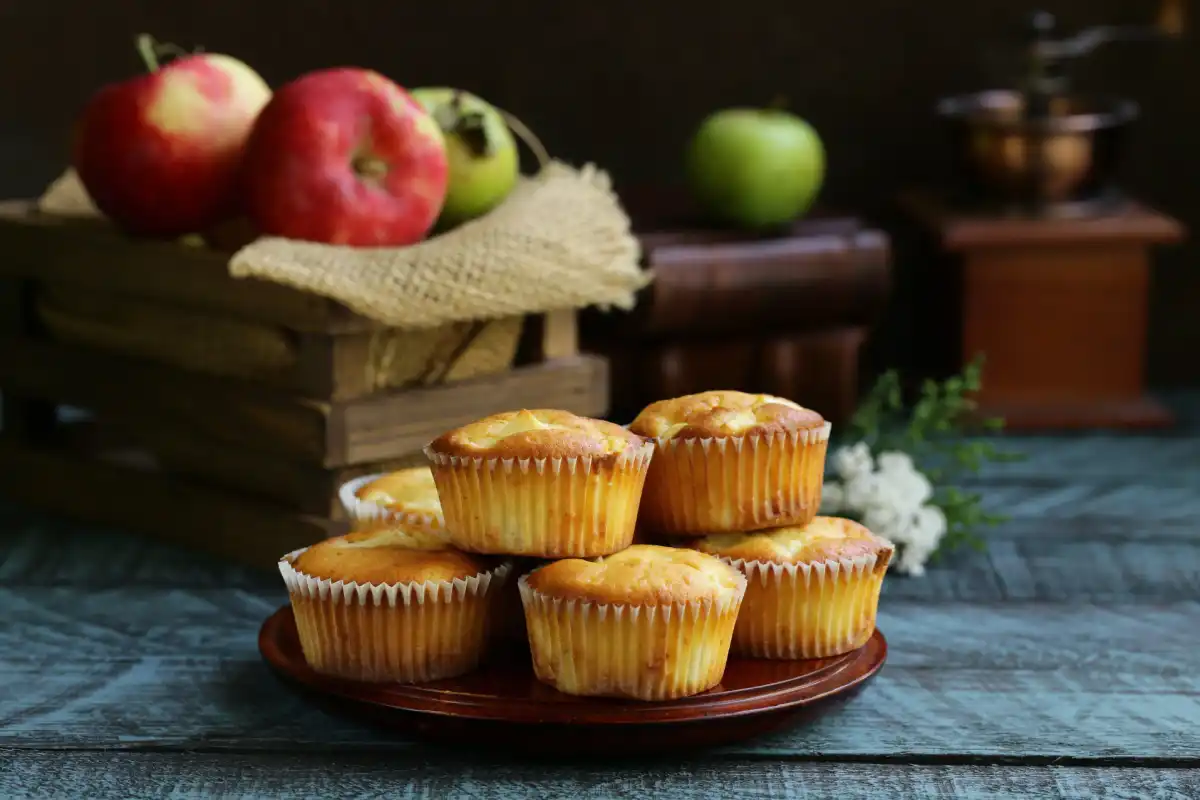 Recette des Muffins moelleux aux pommes