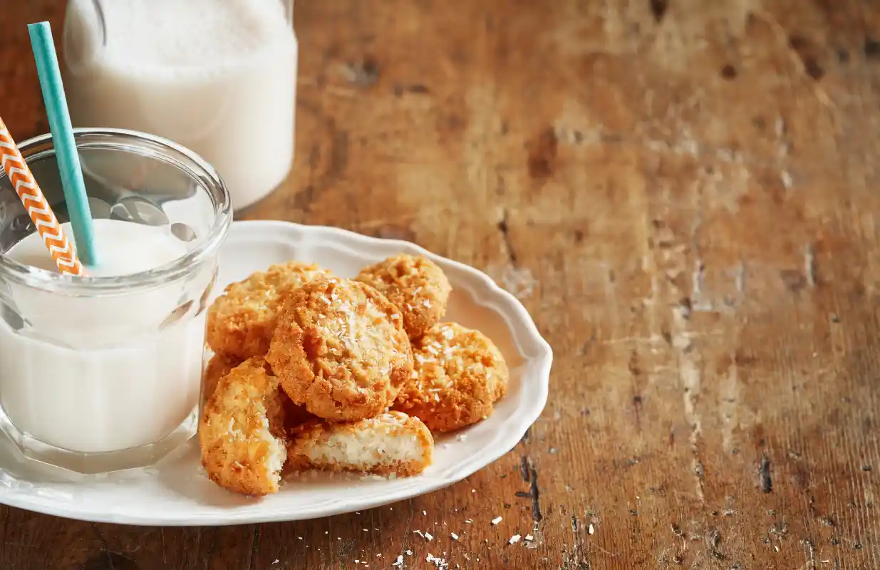 Biscuits à la noix de coco - ils sont parfaits pour accompagner un café