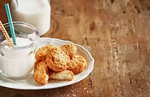 Biscuits à la noix de coco - ils sont parfaits pour accompagner un café