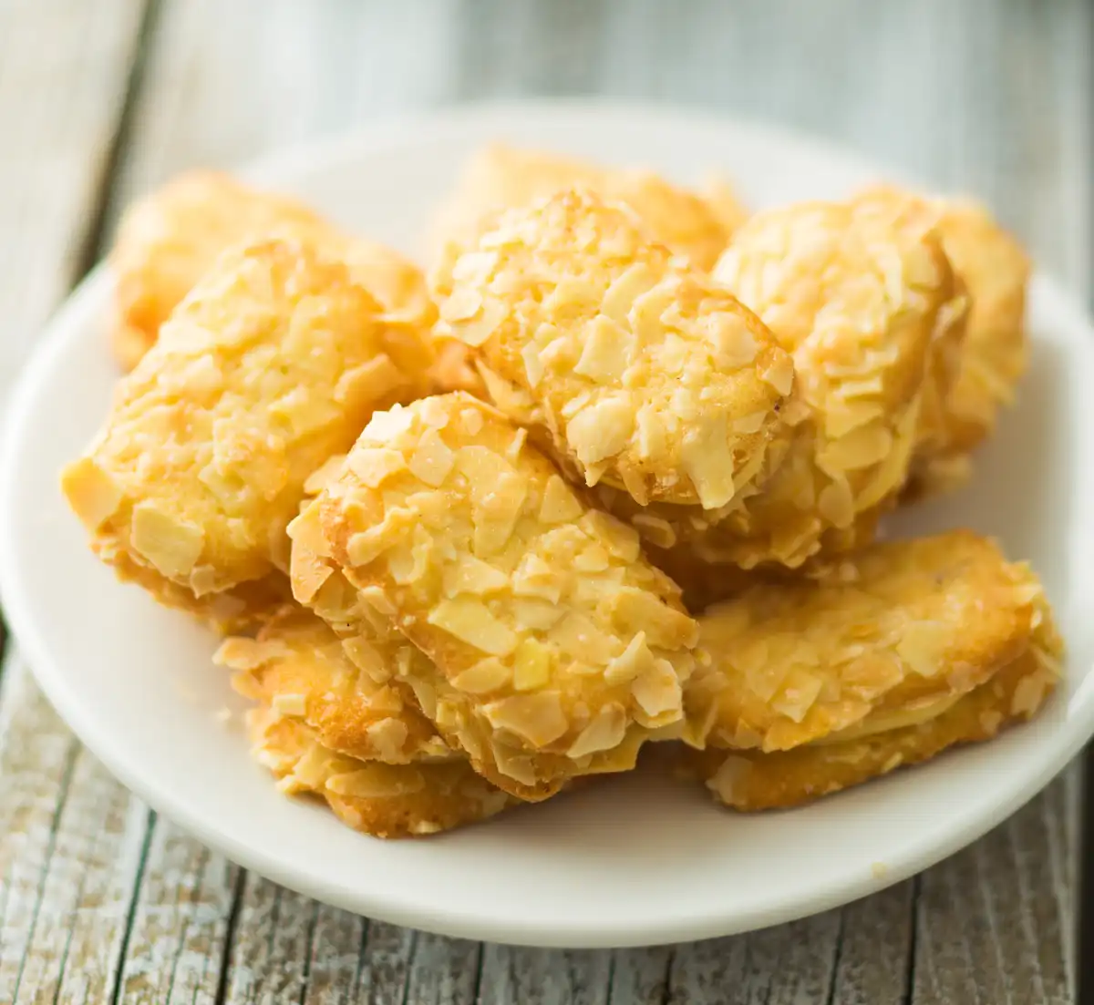 Biscuits aux amandes effilées