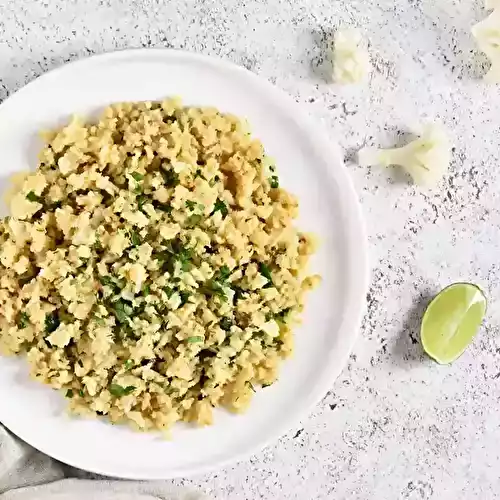 Comment Préparer du Riz de Chou-Fleur en Moins de 15 Minutes !