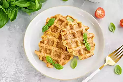 Gaufres au fromage et courgettes - pour un repas léger ou un brunch