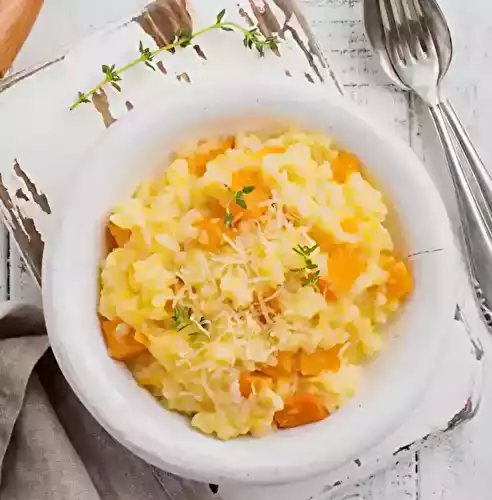 Risotto de citrouille au parmesan