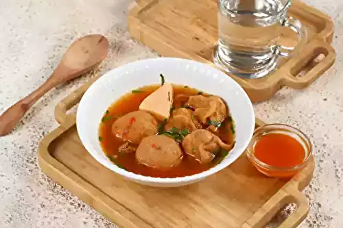 Soupe indonésienne - bakso cuanki