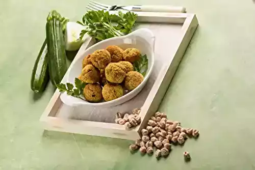 Boulettes Végétariennes au Courgette Fenouil et Pois Chiches